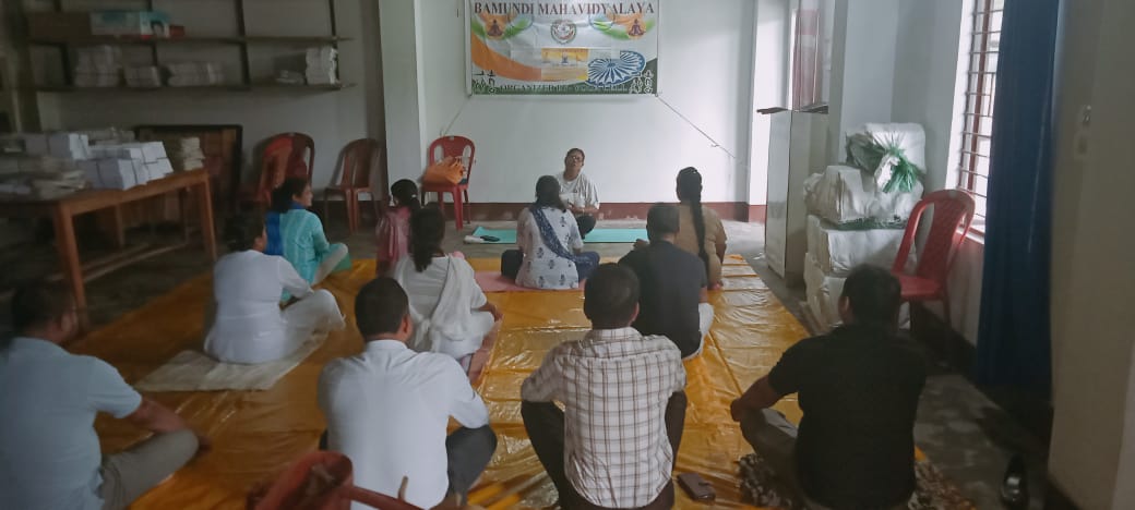 Group Yoga Session